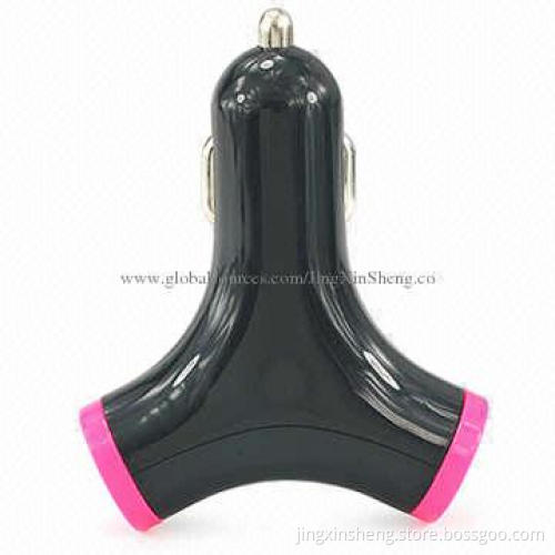 Mini Dual USB Car Charger for iPhone & iPad Mini, Output 5V/2A DC